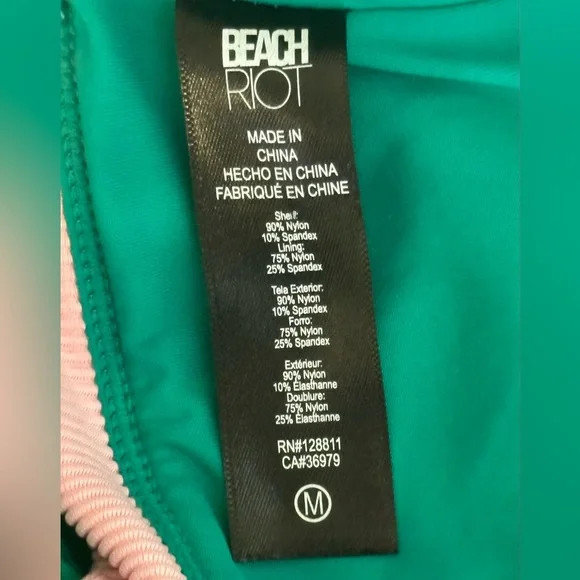 Beach Riot by Anthropologie Teal and Pink Knit Tennis Set - Picture 9 of 10